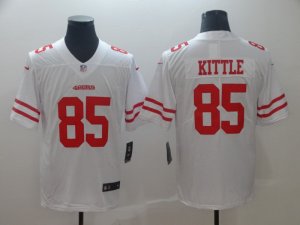 Nike 49ers #85 George Kittle White Vapor Untouchable Limited Jersey