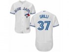Mens Majestic Toronto Blue Jays #37 Jason Grilli White Flexbase Authentic Collection MLB Jersey