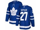 Men Adidas Toronto Maple Leafs #27 Darryl Sittler Blue Home Authentic Stitched NHL Jersey