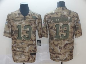 Nike Raiders # 13 Odell Beckham Jr Camo Salute to Service Limited Jersey