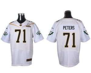 2016 Pro Bowl Nike Philadelphia Eagles #71 Jason Peters white jerseys(Elite)