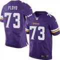 Nike Minnesota Vikings #73 Sharrif Floyd Purple Team Color Men's Stitched NFL Elite Jersey