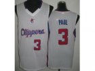nba Los Angeles Clippers #3 Chris Paul white(Revolution 30)