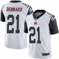 Mens Nike Cincinnati Bengals #21 Darqueze Dennard Limited White Rush NFL Jersey