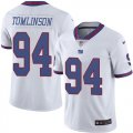 Nike Giants #94 Dalvin Tomlinson White Color Rush Limited Jersey