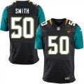 Nike Jacksonville Jaguars #50 Telvin Smith Black Jerseys(Elite)