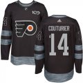 Philadelphia Flyers #14 Sean Couturier Black 1917-2017 100th Anniversary Stitched NHL Jersey