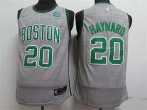 Celtics #20 Gordon Hayward Gray City Edition Nike Swingman Jersey