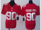 Nike Women New York Giants #90 Jason Pierre-Paul Red Jerseys
