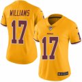 Women's Nike Washington Redskins #17 Doug Williams Limited Gold Rush NFL Jersey
