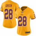 Women's Nike Washington Redskins #28 Darrell Green Limited Gold Rush NFL Jersey