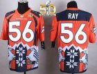 Nike Denver Broncos #56 Shane Ray Orange Super Bowl 50 Men Stitched NFL Elite Noble Fashion Jersey