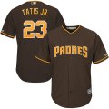 Padres #23 Fernando Tatis Jr. Brown Cool Base Jersey
