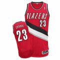Mens Adidas Portland Trail Blazers #23 Allen Crabbe Authentic Red Alternate NBA Jersey