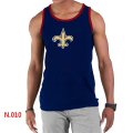 Nike NFL New Orleans Saints Sideline Legend Authentic Logo men Tank Top D.Blue