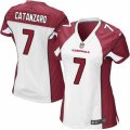 Womens Nike Arizona Cardinals #7 Chandler Catanzaro Limited White NFL Jersey