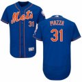Mens Majestic New York Mets #31 Mike Piazza Royal Blue Flexbase Authentic Collection MLB Jersey