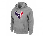 Houston Texans Logo Pullover Hoodie Grey