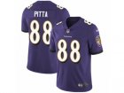 Mens Nike Baltimore Ravens #88 Dennis Pitta Vapor Untouchable Limited Purple Team Color NFL Jersey