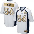 Nike Denver Broncos #56 Shane Ray White Men Stitched NFL Game Super Bowl 50 Collection Jersey
