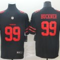 Nike 49ers #99 DeForest Buckner Black Vapor Untouchable Limited Jersey