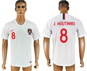 Portugal J. MOUTINHO Away 2018 FIFA World Cup Thailand Soccer Jersey