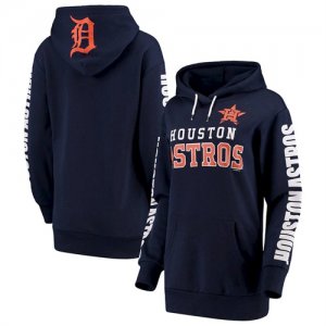 Houston Astros G III 4Her by Carl Banks Women\'s Extra Innings Pullover Hoodie Navy