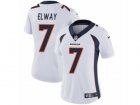 Women Nike Denver Broncos #7 John Elway Vapor Untouchable Limited White NFL Jersey