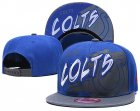 Colts Team Logo Royal Gray Adjustable Hat TX