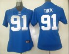 nike women nfl jerseys new york giants #91 tuck blue