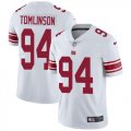 Nike Giants #94 Dalvin Tomlinson White Vapor Untouchable Limited Jer