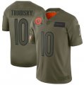 Nike Bears #10 Mitchell Trubisky 2019 Olive Salute To Service Limited Jersey