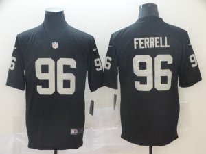 Nike Raiders #96 Clelin Ferrell Black 2019 NFL Draft First Round Pick Vapor Untouchable Limited Jersey
