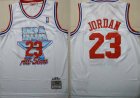 Bulls #23 Michael Jordan White 1992-1993 All Star Hardwood Classics Jersey