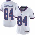 Women's Nike New York Giants #84 Larry Donnell Limited White Rush NFL Jersey