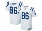 Mens Nike Indianapolis Colts #86 Erik Swoope Elite White NFL Jersey