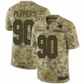 Mens Nike Carolina Panthers #90 Julius Peppers Limited Camo 2018 Salute to Service NFL Jersey