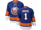 Mens Reebok New York Islanders #1 Thomas Greiss Authentic Royal Blue Home NHL Jersey