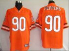 nfl chicago bears #90 peppers orange