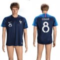 France 8 LEMAR Home 2018 FIFA World Cup Thailand Soccer Jersey