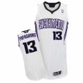 Mens Adidas Sacramento Kings #13 Georgios Papagiannis Authentic White Home NBA Jersey