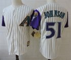 Diamondbacks #51 Randy Johnson Cream Cooperstown Collection Jersey