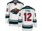 Mens Reebok Minnesota Wild #12 Eric Staal Authentic White Away NHL Jersey