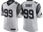 Nike Carolina Panthers #99 Kawann Short 2016 Gridiron Gray II Mens NFL Limited Jersey