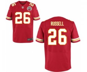 Men\'s Nike Kansas City Chiefs #26 KeiVarae Russell Elite Red Team Color NFL Jersey