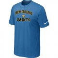 New Orleans Saints Heart & Soul light Blue T-Shirt