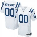 Mens Nike Indianapolis Colts Customized Elite White NFL Jersey