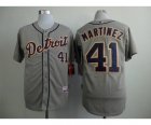 MLB detroit tigers #41 martinez grey jerseys