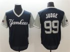 Yankees #99 Aaron Judge Judge Navy 2018 Players Weekend