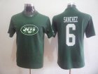 New York Jets 6 Mark Sanchez Name & Number T-Shirt